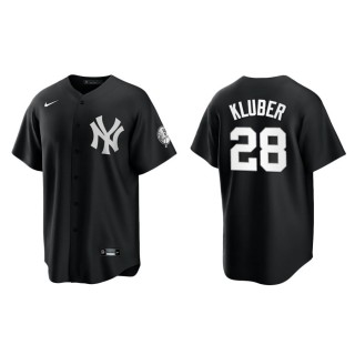 Corey Kluber Yankees Black White Official Replica Jersey