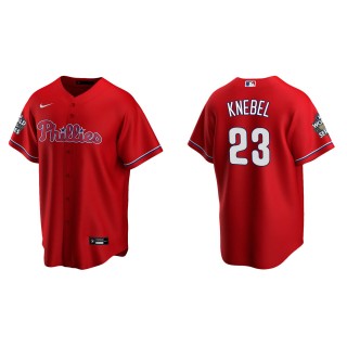 Corey Knebel Philadelphia Phillies Red 2022 World Series Alternate Replica Jersey