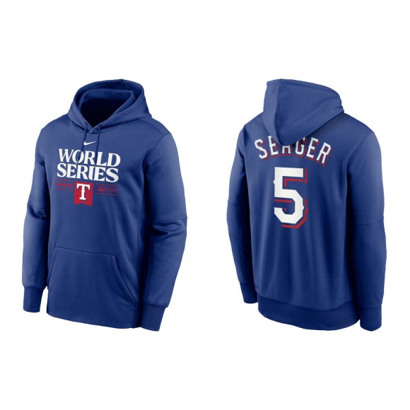 Corey Seager Texas Rangers Royal 2023 World Series Hoodie