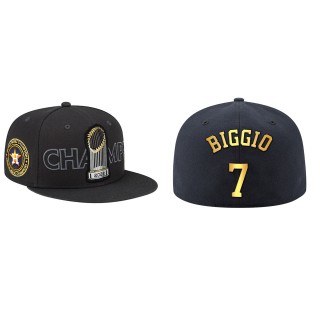 Craig Biggio Houston Astros Black 2022 World Series Champions Hat