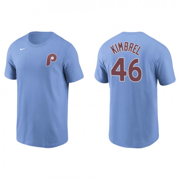 Craig Kimbrel Men's Philadelphia Phillies Bryce Harper Nike Light Blue Name & Number T-Shirt