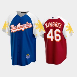 Los Angeles Dodgers Craig Kimbrel #46 2022 Royal Red Filipino Heritage Night Jersey
