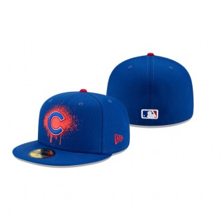 Cubs Royal Drip Front Hat