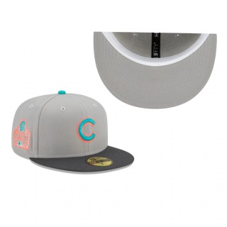 Cubs Gray Graphite Under Visor 59FIFTY Hat