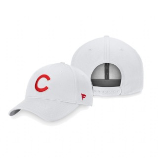 Chicago Cubs White Iconic Snapback Hat