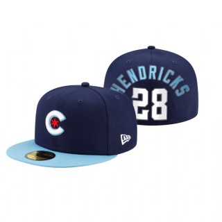 Cubs Kyle Hendricks Navy 2021 City Connect Hat