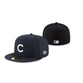Cubs Navy Melton Wool 59Fifty Fitted Hat
