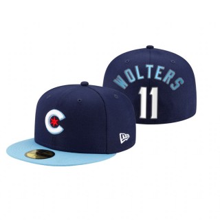 Cubs Tony Wolters Navy 2021 City Connect Hat