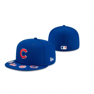 Cubs Royal Visor Hit 59Fifty Fitted Hat
