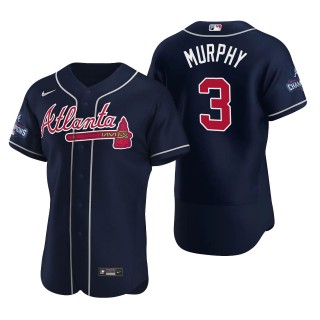 Dale Murphy Atlanta Braves Navy 2021 World Series Champions Authentic Jersey