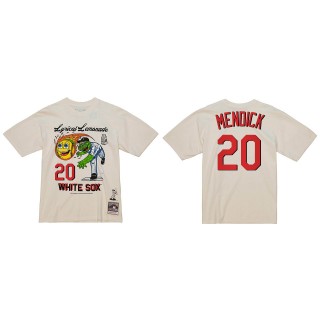 Danny Mendick Chicago White Sox Lyrical Lemonade x M&N Cream T-Shirt