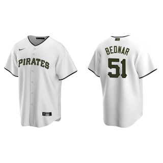 David Bednar Men's Pittsburgh Pirates Josh Bell White Alternate Replica Player Jersey