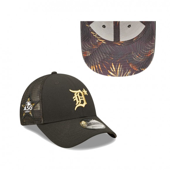 Men's Detroit Tigers Black 2022 MLB All-Star Game 9FORTY Snapback Adjustable Hat