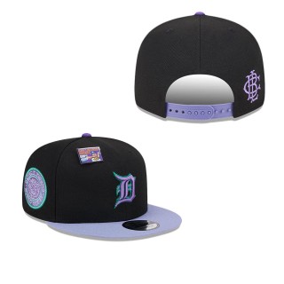 Detroit Tigers Black Purple Grape Big League Chew Flavor Pack 9FIFTY Snapback Hat