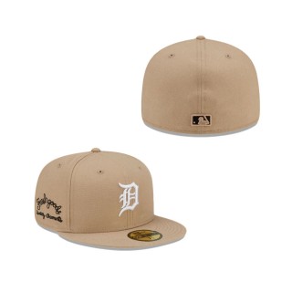 Detroit Tigers Camel 59FIFTY Fitted Hat