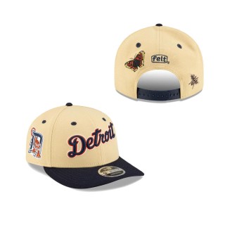 Detroit Tigers X Felt Low Profile 9FIFTY Snapback Hat