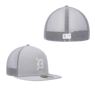 Detroit Tigers Gray 2023 On-Field Batting Practice 59FIFTY Fitted Hat