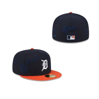 Detroit Tigers Multi Logo 59FIFTY Fitted Cap