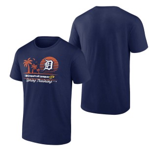 Detroit Tigers Navy 2022 MLB Spring Training Grapefruit League Horizon Line T-Shirt