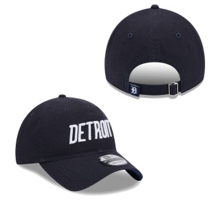 Detroit Tigers Navy 2024 City Connect 9TWENTY Adjustable Hat