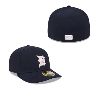 Detroit Tigers Navy 2024 Mother's Day Low Profile 59FIFTY Fitted Hat