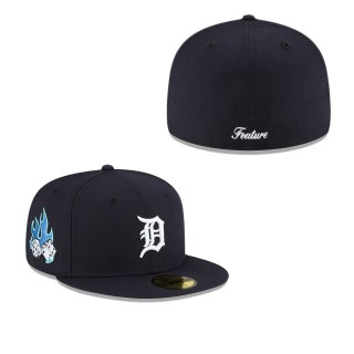 Detroit Tigers Navy FEATURE x MLB Fitted Hat