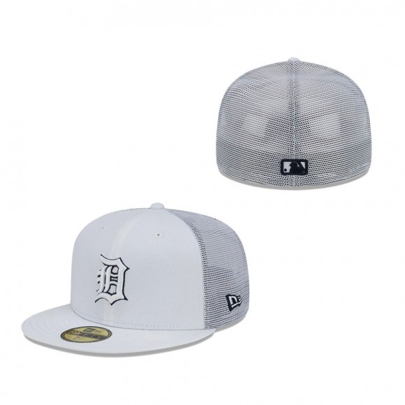 Detroit Tigers 2022 Batting Practice 59FIFTY Fitted Hat White