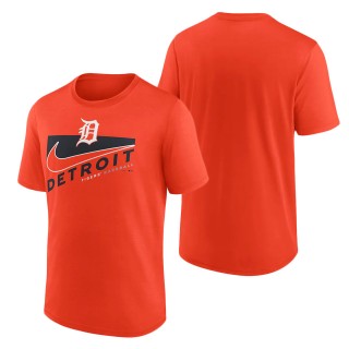 Detroit Tigers Nike Orange Swoosh Town Performance T-Shirt