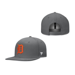 Detroit Tigers Snapback Hat Graphite