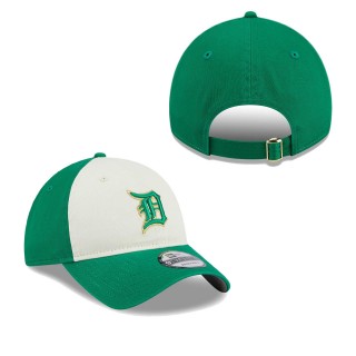Detroit Tigers White Green 2024 St. Patrick's Day 9TWENTY Adjustable Hat