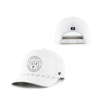 Men's Detroit Tigers White Suburbia Captain Snapback Hat
