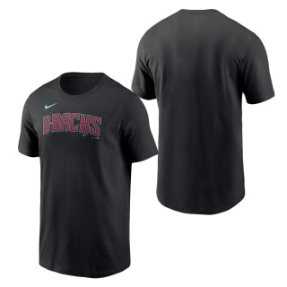 Arizona Diamondbacks Black Wordmark T-Shirt