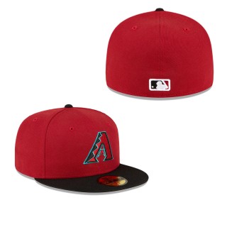 Arizona Diamondbacks Red Black Home Authentic Collection On-Field 59FIFTY Fitted Hat