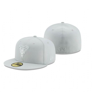 Diamondbacks Gray Spring Color Basic 59FIFTY Fitted Hat