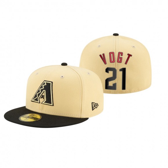 Diamondbacks Stephen Vogt Gold 2021 City Connect Hat