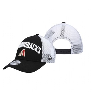 Diamondbacks Black White Team Title Hat