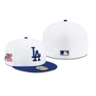 Dodgers White Royal 1981 World Series Optic Two-Tone Hat