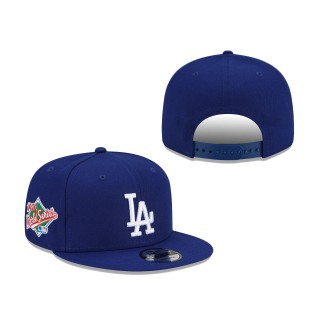 Dodgers 1988 World Series Patch Up Snapback Hat Royal