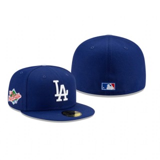 Dodgers Royal Pink 1988 World Series Side Patch Hat