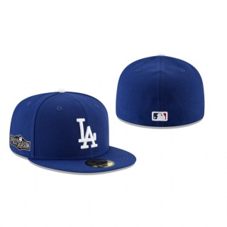 Dodgers Royal 2020 Postseason 59FIFTY Fitted Hat