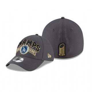 Dodgers Graphite 2020 World Series Champions Locker Room 39THIRTY Hat