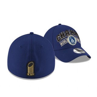 Dodgers Royal 2020 World Series Champions Locker Room Hat