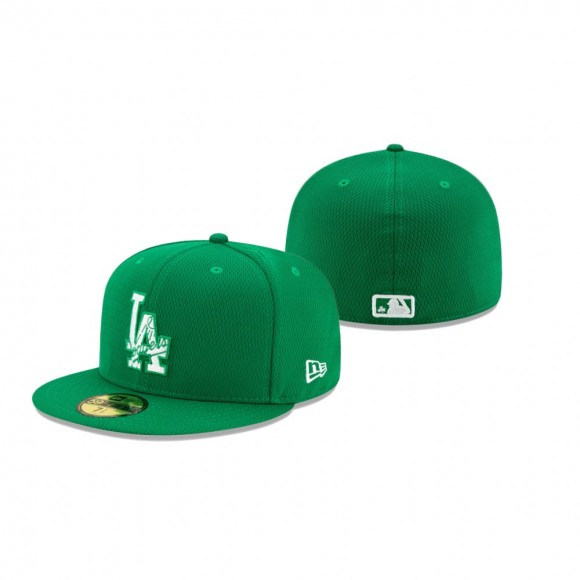 Dodgers Kelly Green 2021 St. Patrick's Day On Field 59FIFTY Hat