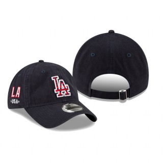 Los Angeles Dodgers Navy 4th of July 9TWENTY Adjustable Hat