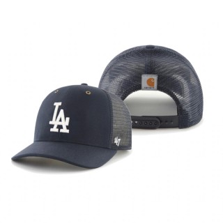 Los Angeles Dodgers Navy Carhartt '47 MVP Trucker Snapback Hat