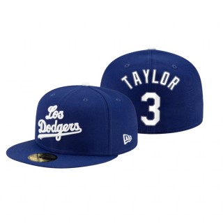 Los Angeles Dodgers Chris Taylor Royal 2021 City Connect 59FIFTY Hat