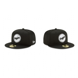 Dodgers Clubhouse Black Team 59FIFTY Fitted Hat