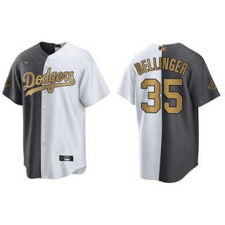 Men's Cody Bellinger Los Angeles Dodgers White Charcoal 2022 MLB All-Star Game Split Jersey