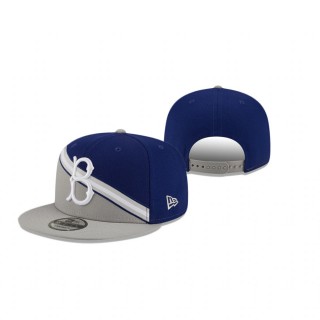 Brooklyn Dodgers Royal Gray Color Cross 9FIFTY Snapback Hat