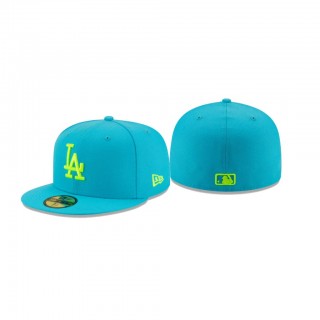 Dodgers Aqua Cool Hues 59FIFTY Fitted Hat